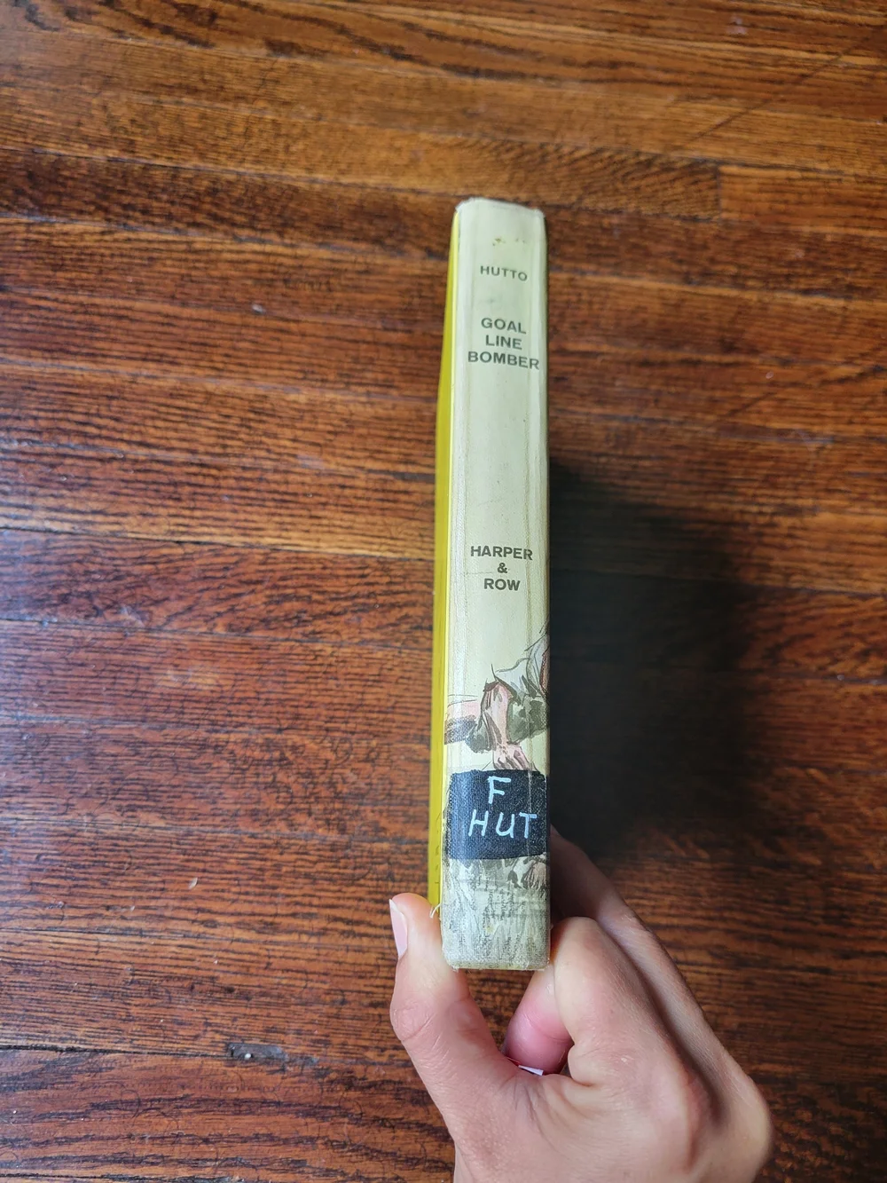 Vintagr GOAL LINE BOMBER by Nelson Hutto Literature/Sports Book